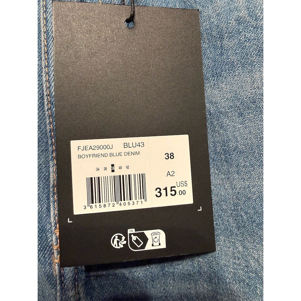 $315 The Kooples Jeans Womens Size 6 Blue Medium Wash Boyfriend Straight Leg - Picture 5 of 8